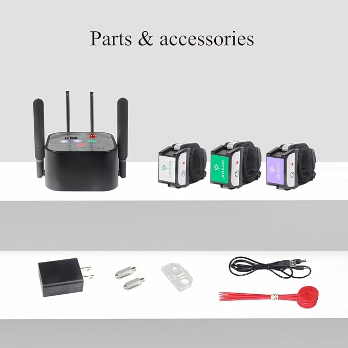 Dog Wireless Fence 2026 Newest Pet Electric Intelligent Containment System, Low Battery AI Smart Alarm Dog Out of Range Reminder, Display Receiver Battery Level, Rechargeable Waterproof Dog Fence
