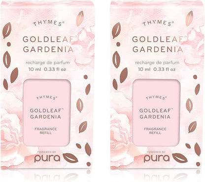 Thymes Goldleaf Gardenia Pura Smart Home Plug-in Diffuser Refills - Pack of 2