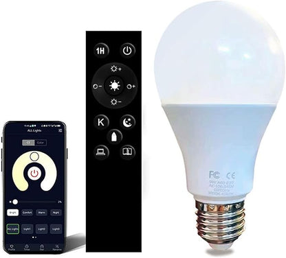 Smart LED with Remote Control Infinity Dimming Color Changing Function