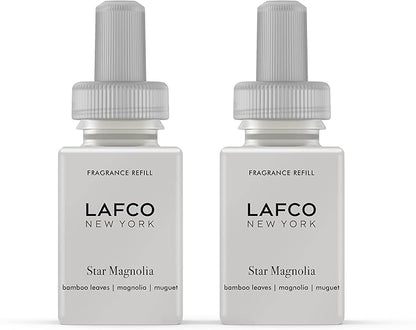 LAFCO New York Pura Smart Device Refill, Star Magnolia - Pack of 2 - Vial Delivers Up to 2 Weeks of Fragrance Life - Made in the USA