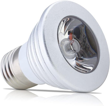 Mengjay 1 Pcs Dimmable E27 3W Led Bulb RGB LED Spotlight Smart Led Lamp with Remote
