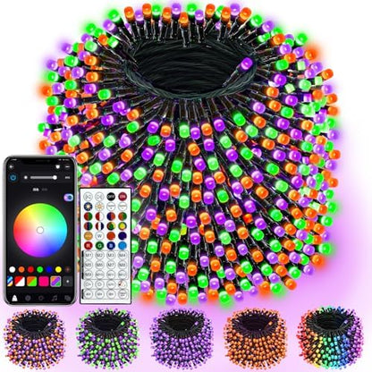 800LED Smart RGB Color Changing String Lights 275FT Halloween Lights App