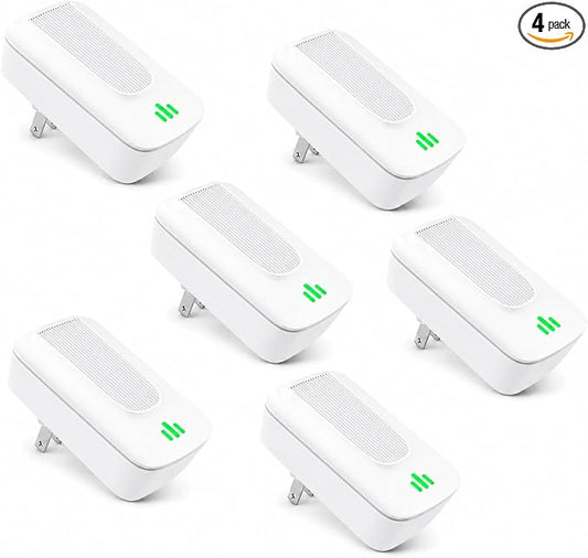 6 Pack New Air Ionizer Plug In Air Purifier with Negative Ion Generator