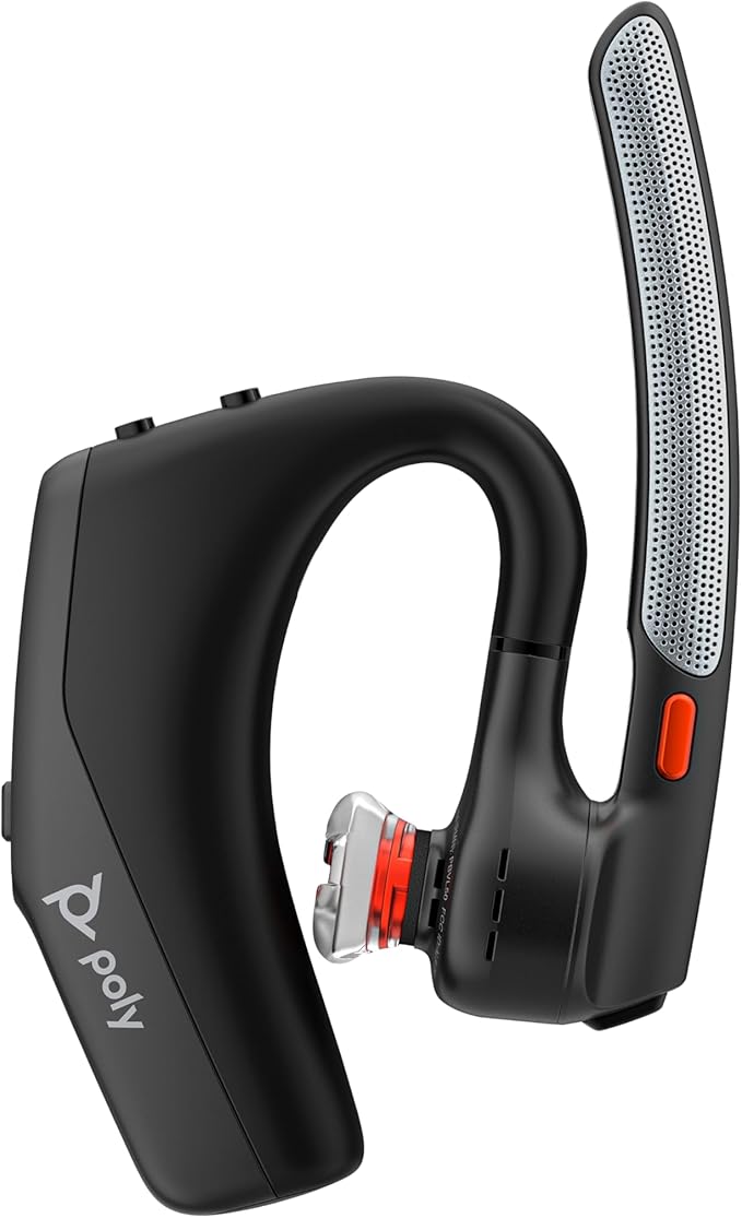Poly Voyager Legend 30 - Bluetooth Headphones with Mic - Discreet Boom & 4 Noise-Canceling Mics - WindSmart Technology - All-Day Comfort - Seamless Connectivity - Smart Sensors & Call Controls