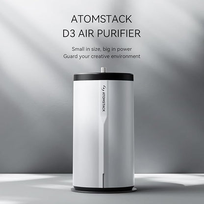 ATOMSTACK D3 Air Purifier for P1 Laser Engraver Smoke Purifier for Laser Engraver with 3-Layer Fume Extractor Filter with Activated Carbon + HEPA Filter