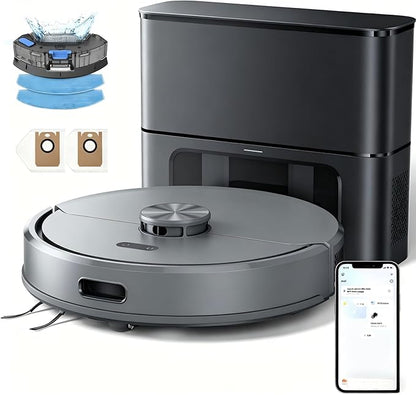 Kilgone Robot Vacuum and Mop Combo, Tangle-Free Powerful Suction, Robotic Vacuum Cleaner - Alexa & App Scheduling, Long Runtime, Automatic Robot Vacuum Cleaners for Home