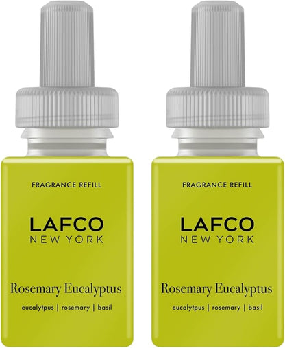 LAFCO New York Pura Smart Device Refill, Rosemary Eucalyptus - Pack of 2 - Each Vial Delivers Up to 2 Weeks of Fragrance Life - Made in the USA