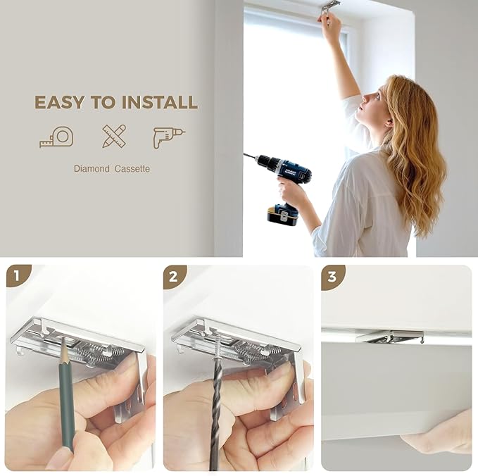 HeyBlinds Motorized Zebra Blinds with Remote, Smart Cordless Electric Zebra Shades for Indoor Windows Compatible with Alexa Google & Homekit, Custom Size (Waving-Perla Gray BO)