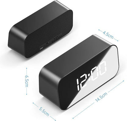 Mini Camera Clock WiFi Camera Alarm 4K FHD Covert Nanny Cam Video Recorder Wireless Indoor Home Office Security Night Vision Motion Detection 5G and 2.4G Wi-Fi Cameras Clock