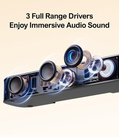 ULTIMEA 7.1ch Sound Bar with Subwoofer, Virtual Surround Sound System