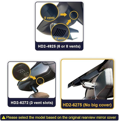 Fitcamx Front 4K+Rear 1080P Dash Cam Adapts for Chevy Silverado 2022-2025 (HD2-6275) 1500 2500HD 3500HD EV, OEM Look, WiFi & APP, Dual HD Video, Loop Recording, G-Sensor, Easy to Set, 128GB Card