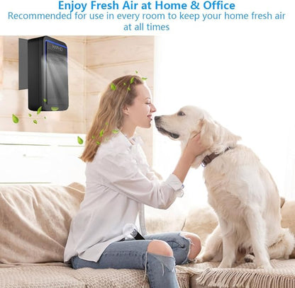 Cat Litter Deodorizer 99%, Pet Odor Eliminator for Strong Odor with Catalyst Filter, Air Purifier Plug In Air Freshener for Home & Pets Litter Box Room Wardrobe Toilet Shoe Cabinet(2-Pack）