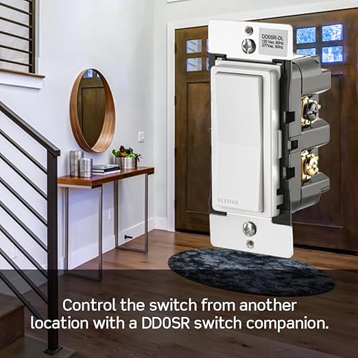 Leviton Decora Smart Switch Z-Wave 800 Series, ZW15S-1RW (Pack of 2)