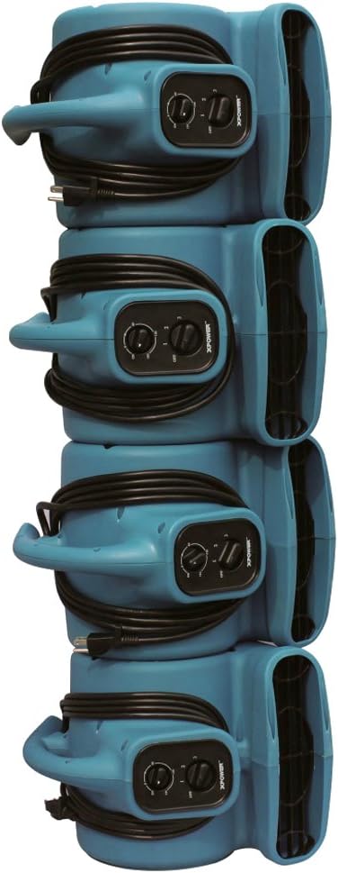 XPOWER Freshen Aire P-260NT 1/4 HP, 925 CFM, 4 Speeds Mini Mighty Scented Air Mover, Utility Fan, Dryer, Blower with Ionizer and Timer, Blue