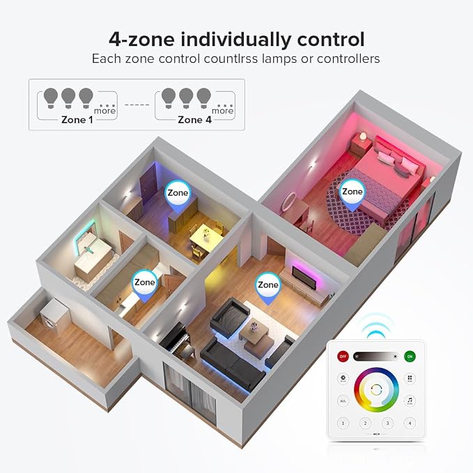 BTF-LIGHTING RC4 RF Wireless LED Dimmer Remote
