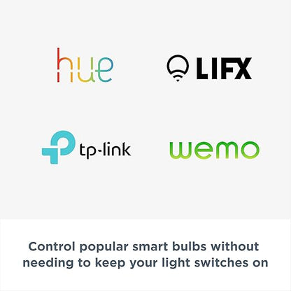 Brilliant Smart Dimmer Switch (White) — Compatible with Alexa, Google Assistant, Apple HomeKit, Hue, LIFX, SmartThings, TP-Link, Wemo and More