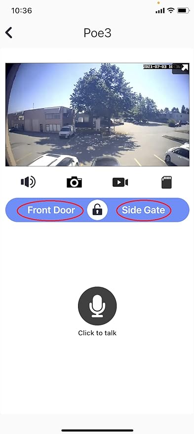 GBF Smart Video Doorbell Intercom for Multi-Unit Apartment Building (3 Units), 3 Units Apartment Video Doorbell, Support Remotely Monitoring, Talking, Unlocking, Checking Missing Calls