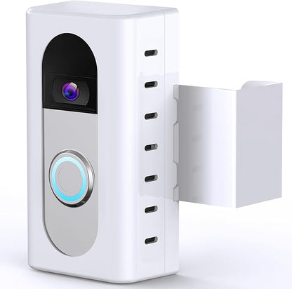 KIMILAR Anti-Theft Video Doorbell Mount Compatible with Ring/Blink Video Doorbell (Not for Blink 2025 ver.), Adjustable Mounting Bracket Accessories for Houses, Apartments, Not for Security Door