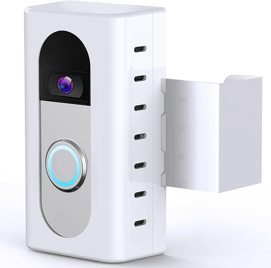 KIMILAR Anti-Theft Video Doorbell Mount Compatible with Ring/Blink Video Doorbell (Not for Blink 2025 ver.), Adjustable Mounting Bracket Accessories for Houses, Apartments, Not for Security Door