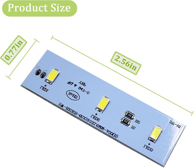 ZBE2350HCA SW-BX02B LED Light Strip Bar for Electrolux / Magic Chef Refrigerator -2 Pcs