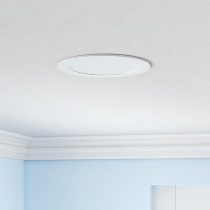 Smart Recessed Lighting 6 Inch RGBCW Color Changing 16W LED Recessed Ceiling Light with Junction Box,1350LM Canless LED Downlight Compatible with Alexa,Dimmable by Bluetooth Control,6 Pack