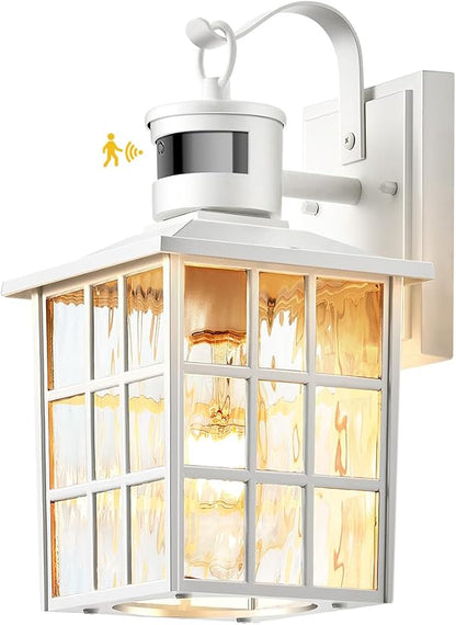 VIANIS Motion Sensor Outdoor Porch Lights Wall Mount, Anti-Rust, Waterproof