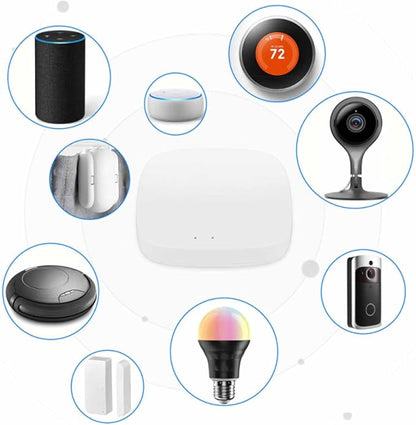 Garosa Wireless Smart, Hub for Smart Home Control with Tuya Compatibility Supports 50 Devices Works with Assistant (White)