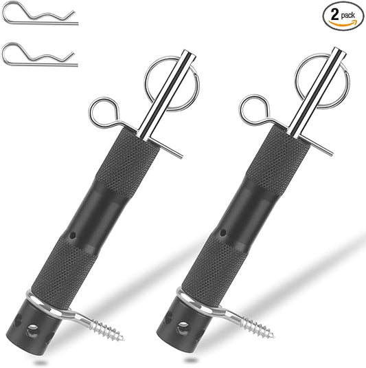2 Pack Trip Alarm, Perimeter Trip Alarm Use 209 Primers, Portable Trip Wire Alarm Device for Camping, Property & Home Security Early Warning System/ Bear Deterrent with Screw