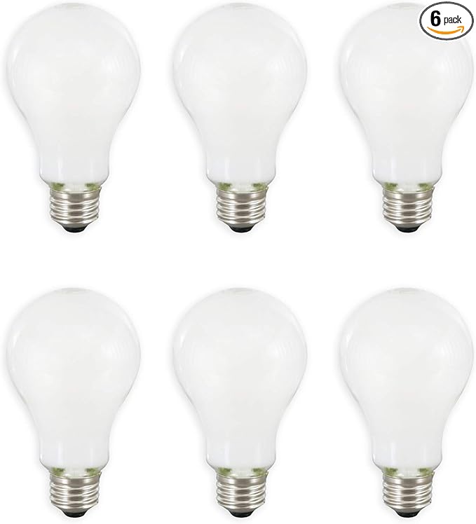 Sylvania LED TruWave A21 Light Bulb, 100W Equivalent, Efficient 15W, Medium Base, Dimmable, Frosted, 2700K, Soft White - 6 Pack (40810)