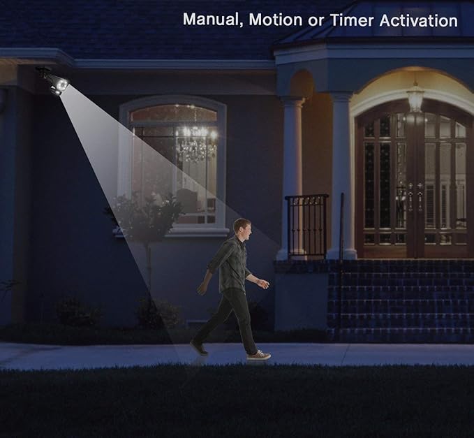 CasaCam GuardianCam Air | AC Powered 720p Spotlight Camera for VS1002 and VS802 Wireless Security System, Add-on Camera, Weather Proof, Two-Way Audio, Model VC1000