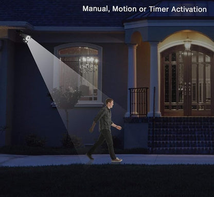 CasaCam GuardianCam Air | AC Powered 720p Spotlight Camera for VS1002 and VS802 Wireless Security System, Add-on Camera, Weather Proof, Two-Way Audio, Model VC1000