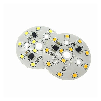 1pcs LED SMD 2835 Chip LED Bulb Lamp 3W 5W 7W 9W 12W 15W 18W AC220V Input Smart IC Driver Cold White Warm White for Bulbs DIY(Warm White 3200K,5W 44MM_1 PCS)