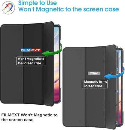 FILMEXT Magnetic iPad Pro 12.9 Privacy Screen Protector M1 M2 2022 2021 2018, Removable & Reusable Anti Spy Anti Glare Filter, Screen Protector for iPad Pro 12.9" 6th 5th 4th 3rd, [Landscape Privacy]