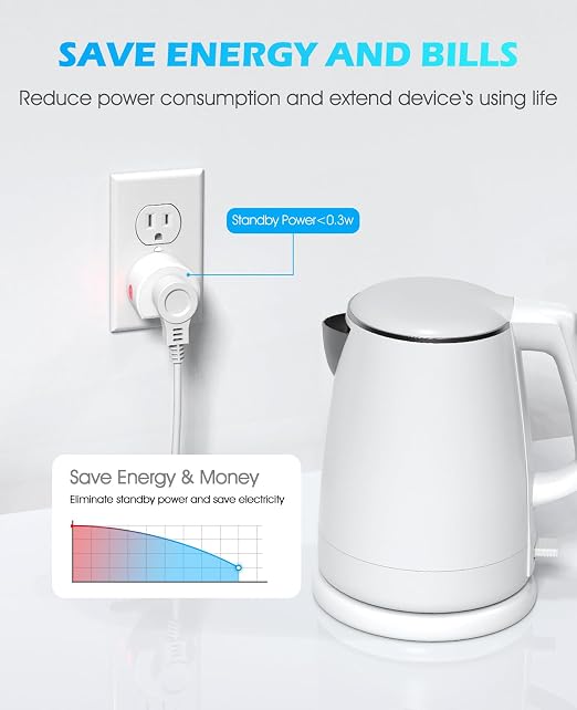 Wireless Remote Control Outlet, SURNICE Mini Remote Light Switch 10A/1200W for Christmas Lights, Up to 130 FT Long Range, FCC and ETL Certified