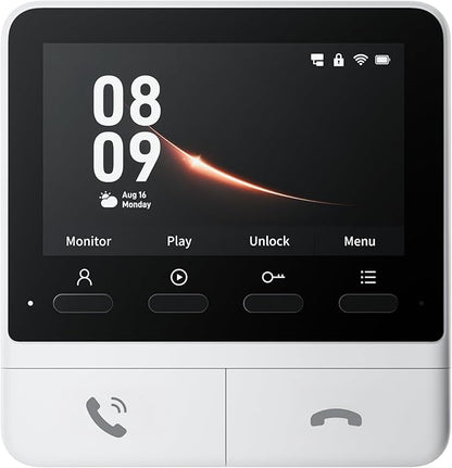 SwitchBot 4.3 Inch Monitor for Intercom Installation, Advanced Monitor for Smart Video Doorbell