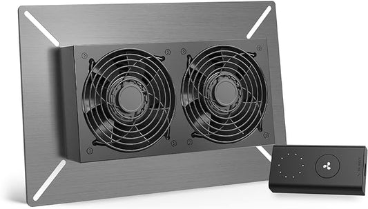 AC Infinity AIRTITAN S7, Ventilation Fan 12" with Speed Controller, IP-55 Rated for Crawl Space, Basement, Garage, Attic, Shed, Hydroponics, Grow Tents
