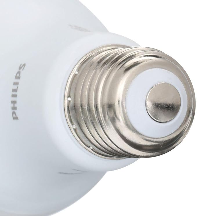 PHILIPS LED Non-Dimmable A19 Frosted Light Bulb: 1500-Lumen, 5000-Kelvin, 14-Watt (100-Watt Equivalent), E26 Medium Screw Base, Daylight, 4-Pack, 455717