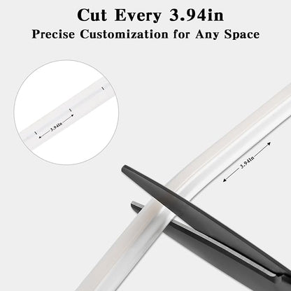 1M 12W Adhesive LED COB Strip Light 110V 120V Cold White 6000K 3.28 FT Flexible LED Strips 240LEDs/m Tape Lighting (Cold White, 3.28ft)