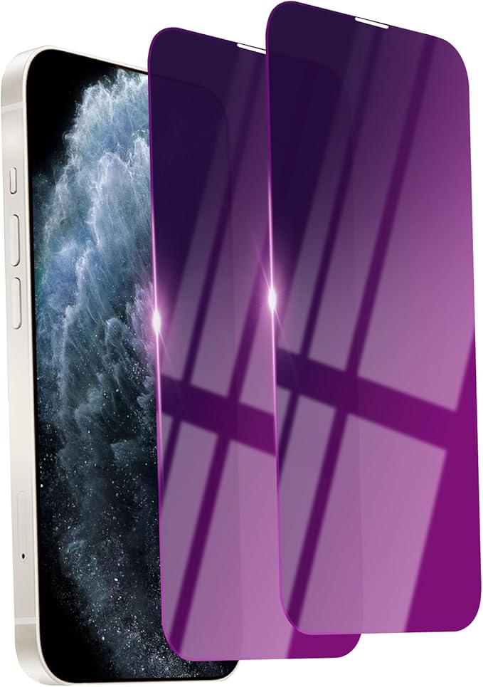 2 Pack Privacy Screen Protector for iPhone 11 Pro Max/Xs Max Tempered Glass 6.5'' Private Saver Anti-Spy Eye Protection Anti-Scratch Full Coverage No Bubble