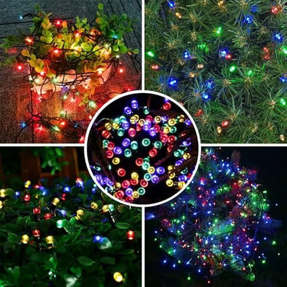 Connectable 99Ft 300LED Christmas String Lights Outdoor Indoor, Multicolor