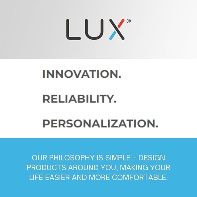 Lux Pro Programmable Thermostat for Home Use; 1 Heat, 1 Cool, Model PSP511LC, 5-2 Day with Backlight