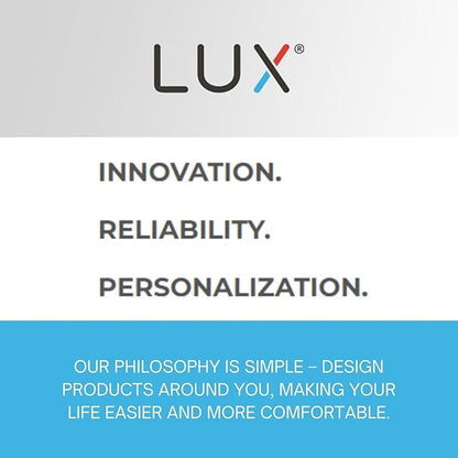 Lux Pro Programmable Thermostat for Home Use; 1 Heat, 1 Cool, Model PSP511LC, 5-2 Day with Backlight