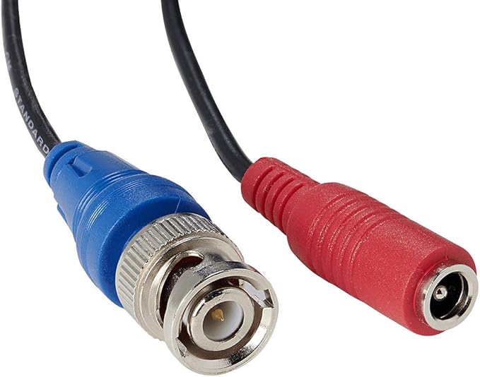 Lorex 4K RG59 Power Accessory Cable, Video Cable for Security Camera Systems, for Analog HD (CVI/TVI/AHD/MPX) or Analog (CVBS) Surveillance System, 60 feet (18m)