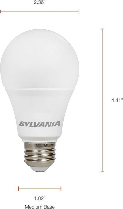 Sylvania A19 LED Light Bulb, 12W, 75W Equivalent, 13 Years, Dimmable, 1100 Lumens, 2700K, Soft White - 1 Pack (74685)