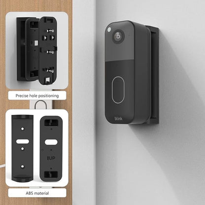 Angle Mount for Blink Video Doorbell (newest model), Doorbell Camera Holder for Blink Doorbell 2nd Gen, Wall Plate Wall Mounting Kit Bracket Corner Mount Accessory Stand for Blink Video Doorbell 2nd