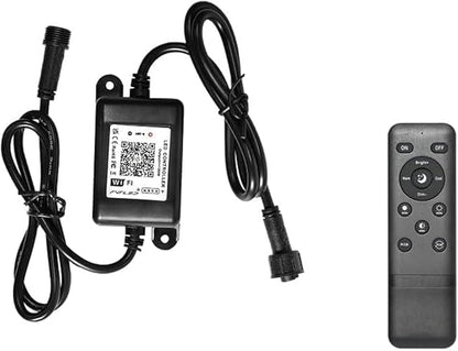 WiFi RGBW Controller, FVTLED LED WiFi Controller Wireless RGBW Smart Controller Working with Android and iOS System Mobile Phone Free App for RGBW LED Deck Lights