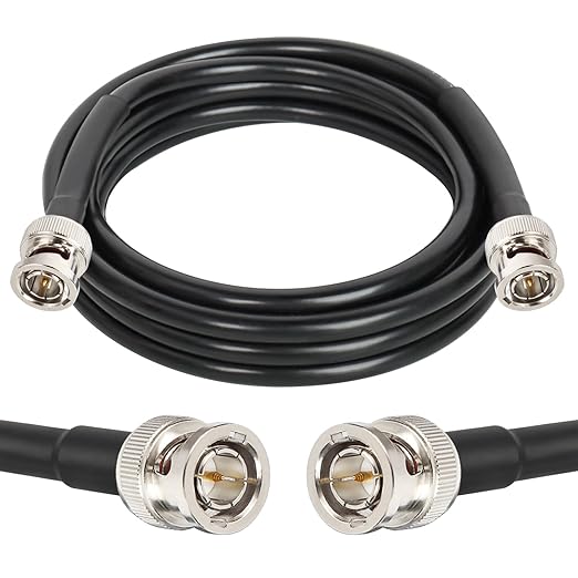 XRDS -RF 12G SDI Cables 6FT, SDI Video Cable 3G/6G/12G 75ohm BNC Male Cable Supports HD-SDI/3G/6G-SDI/4K/8K for Video Security Camera SDI Converter