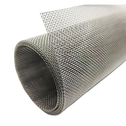 304 Stainless Steel Mesh Screen#40Mesh -Size:15.7"x47.2"(40x120cm), for Home, Garden and Farm. Window or Door Filter, Guards Against Pests Like Mice, Snakes, and Rodents. Easy to Cut and Install.
