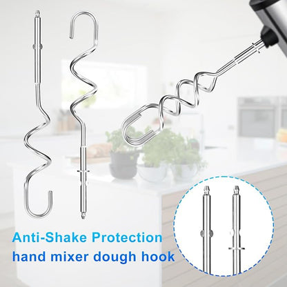 2pcs Hand Mixer Beaters Attachments Compatible with MX600B MX3200B MX1500W | Hand Mixer Beaters Attachments Compatible with MX Series Electric Hand Mixers for Cooking and Baking