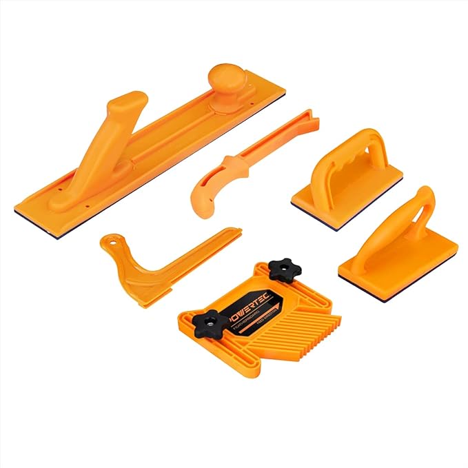 POWERTEC 71718 Safety Kit with Deluxe Featherboard for Use On Table Saws, Router Tables, Jointers and Band Saws